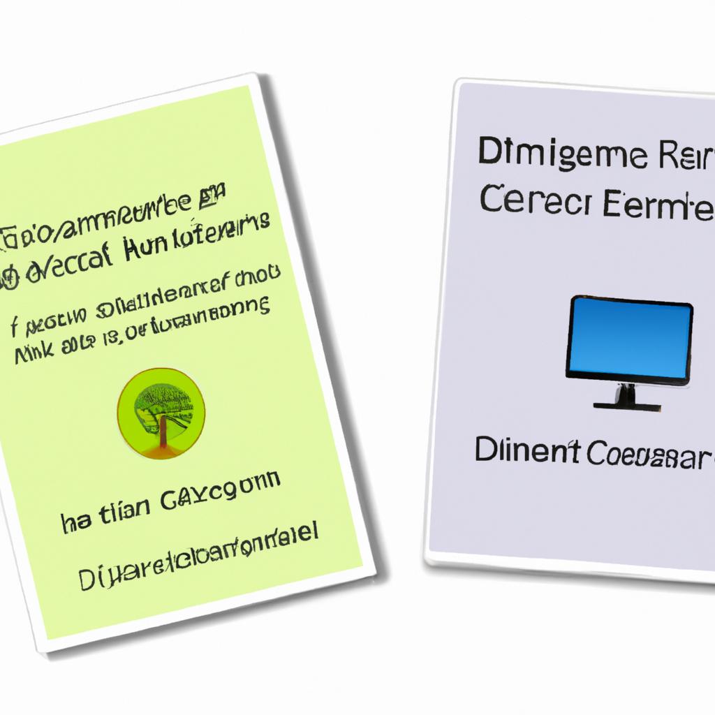 Comparing the Environmental Impact of Digital and Paper Certificates