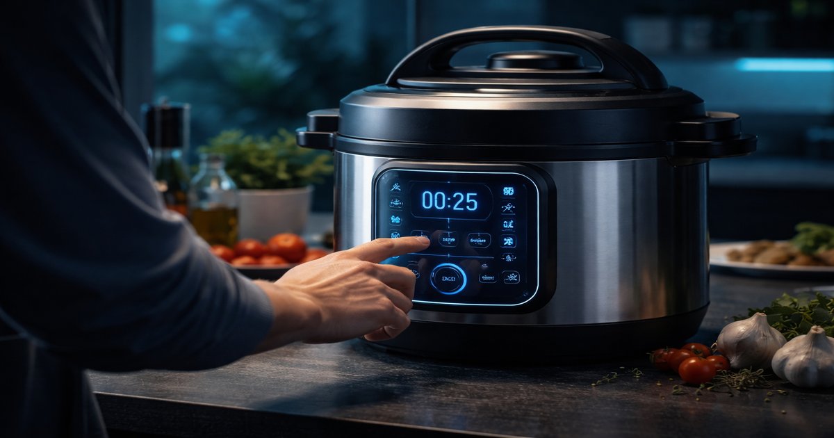instant pot in use