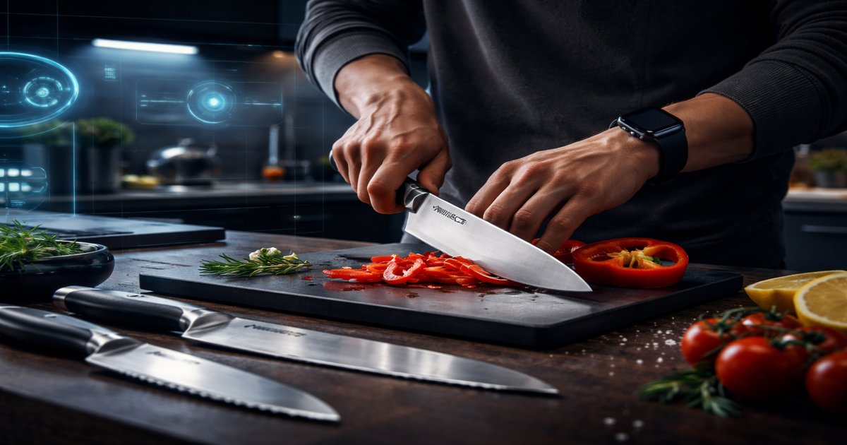 zwilling pro knives in use