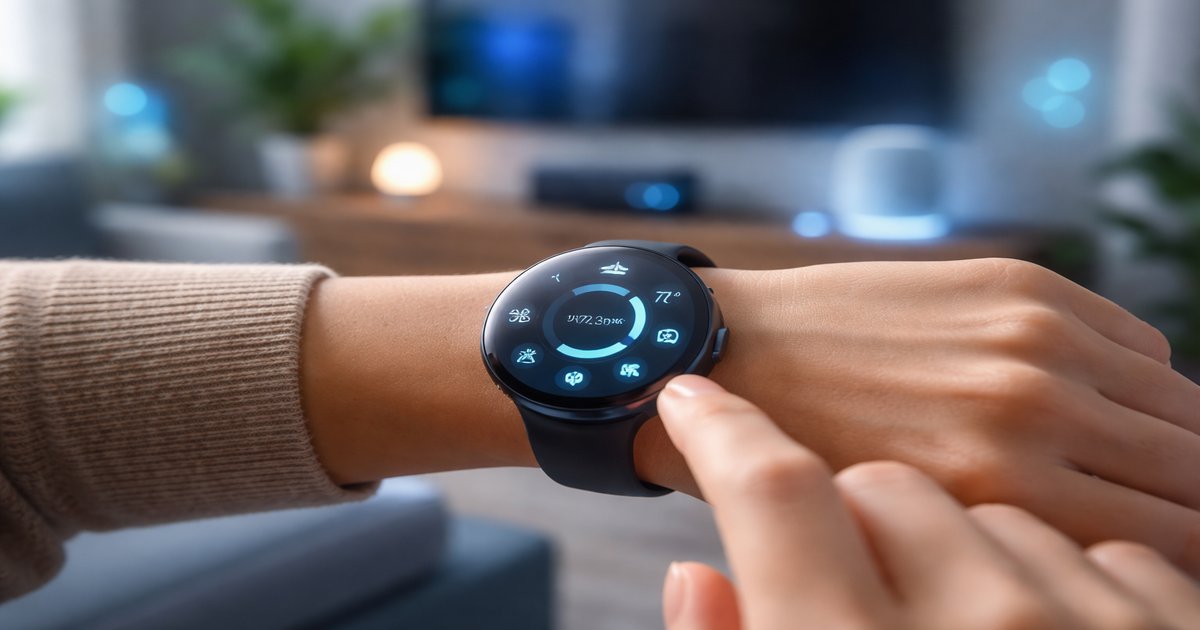 pixel smartwatch in use