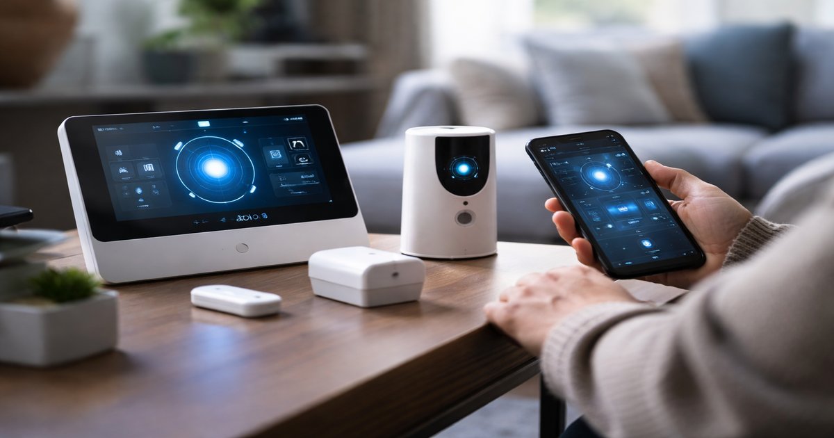 abode security kit in use