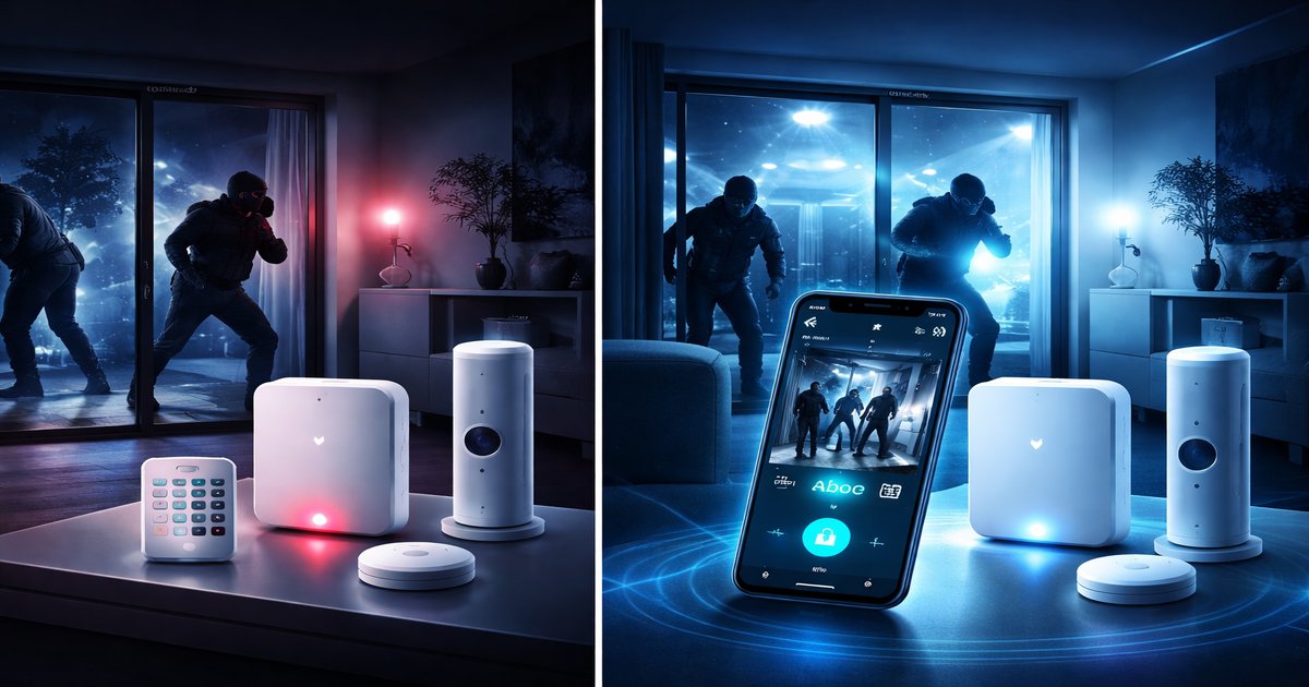 abode smart security in use