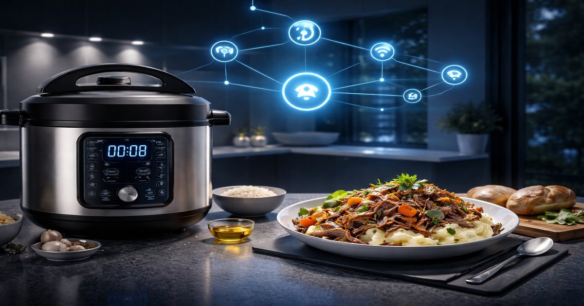 instant pot in use