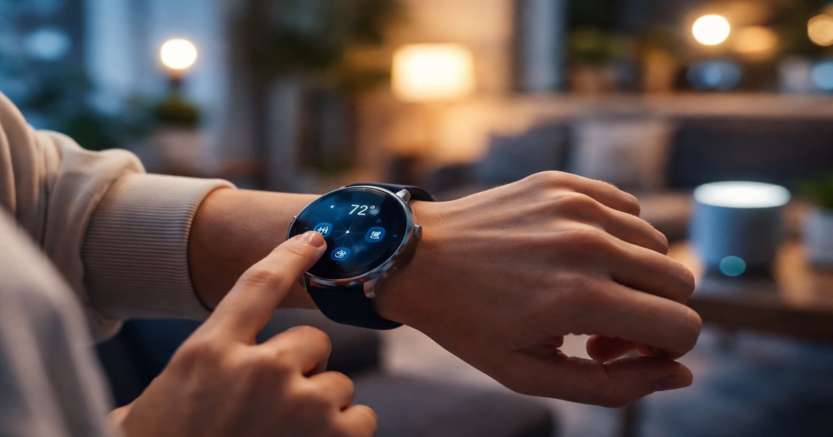 samsung galaxy watch in use